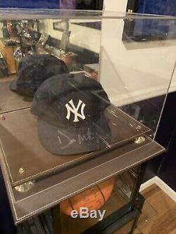 Rare Don Mattingly Game Used Hat ca 1995 Last Season. Autographed! WOW
