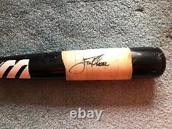 Rare Jim Thome Signed Game Used Mizuno Batting Practice Bat Well Used COA&Holo
