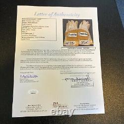 Rare Mark McGwire Signed Pair Of 1980's Game Used Batting Gloves With JSA COA