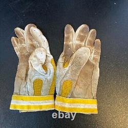 Rare Mark McGwire Signed Pair Of 1980's Game Used Batting Gloves With JSA COA