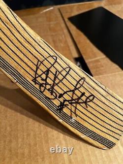 Ray Bourque HAND SIGNED GAME USED STICK