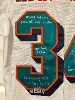 Ricky Williams Miami Dolphins Game Worn Autographed Jersey Game Used Texas NFL