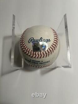 Riley Greene Autographed Game Used Baseball RBI Single MLB Hologram