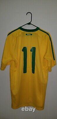 Robinho Brazil v Ukraine (International Friendly) 10-11-2010 SIGNED jersey