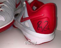 Roger Federer Match Worn 2012 game used shoes signed PAIR. Beckett BAS + RF coa