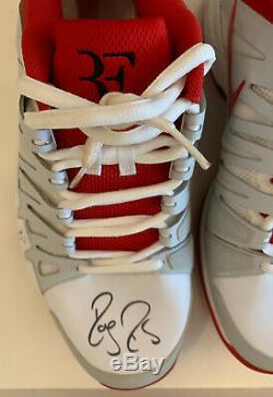Roger Federer Match Worn 2012 game used shoes signed PAIR. Beckett BAS + RF coa