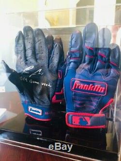 Ronald Acuna Jr Game Worn / Autographed Batting Gloves / Game Used