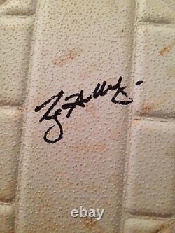 Roy Halladay Signed Game Used Phillies Fathers Day Base (MLB Auth)