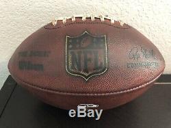 Russell Wilson Autographed Seahawks Game Used NFL Leather Football