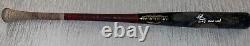 Ryan Clifford Mets Auto Signed 2023 Game Used Cracked Bat Beckett Holo