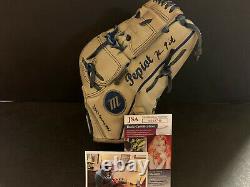 Ryan Pepiot Los Angeles Dodgers Auto Signed 2021 Game Used Fielding Glove JSA