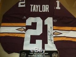 SEAN TAYLOR Signed Autograhed Game Used Worn jersey team issued coa