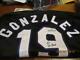Signed 1998 All Star Game Juan Gonzalez Game Used Jersey Mvp