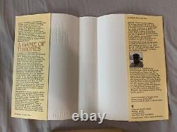 SIGNED Game of Thrones, George R R Martin, Advance Reader's Copy (ARC), with DJ