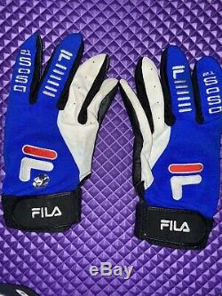 Sammy Sosa Signed Game Used Batting Gloves Home Run Number 490 Cubs History COA
