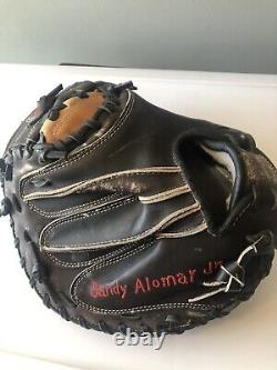 Sandy Alomar Jr Cleveland Indians Signed Game Used Catchers All-Star Glove COA