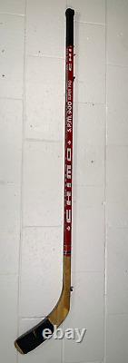 Scott Stevens authentic signed autographed game used stick 18764