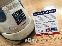 Shaquille O'neal 1992-93 Signed Game Used Rookie Shoe Shaq Psadna Jsa Auto Coa