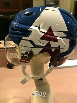 Signed Cale Makar #8 2020 Colorado Avalanche Game Used Stadium Series Helmet