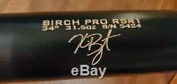 Signed Chicago Cubs Kris Bryant 2018 Game Used UNCRACKED PSA/DNA authenticated