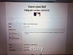 Signed Game Used Yadier Molina Japan Single -MLB hologram Game/Auto-USA vs JAPAN