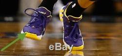 Signed Jeremy Lin Adidas Lakers Game Used Worn Shoes Auto Jsa Sample Photomatch