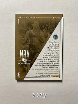 Stephen Curry 2013-14 Panini National Treasures NBA Game Gear Patch Auto /25