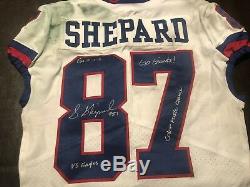 Sterling Shepard Auto Game Used Color Rush Set Signed Coa
