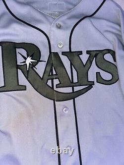 Steven Souza Game Used And Signed Memorial Day Jersey Tampa Bay Rays