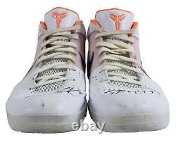 Suns Devin Booker Signed 2019-20 Game Used Nike Kobe IV Shoes BAS & Photomatched