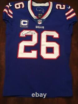 Taiwan Jones Buffalo Bills Game Used Worn Jersey Signed Auto Captains Patch