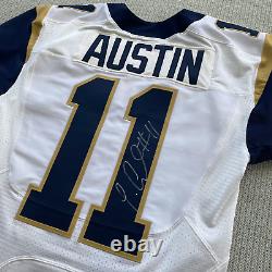 Tavon Austin LA Rams WV Game Issued Un Worn Used Signed Away Jersey Team COA