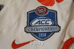Tee Higgins Clemson Tigers Game Used 2018 Acc Championship Jersey Autographed
