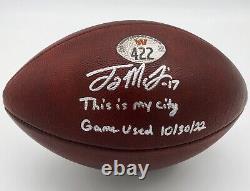 Terry McLaurin Signed Washington Commanders Game Used Football vs Colts 10-30-22