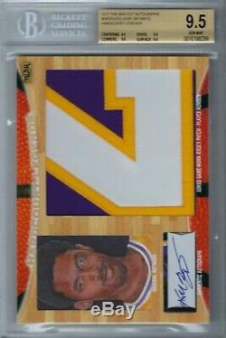 The Bar Kobe Bryant Auto Game Used Jersey Number 24 Patch Signed BGS 9.5 1/1 RC