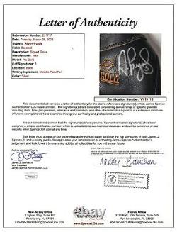 The Finest Albert Pujols 2001 Rookie Game Used Signed Baseball Glove PSA DNA