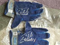 Tim tebow signed game used batting gloves autographed auto gu mlb mets worn ny