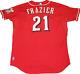 Todd Frazier 2013 Game Used Autographed Game Used 2013 Cincinnati Reds Jersey