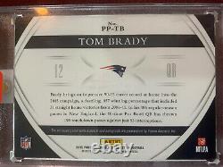 Tom Brady 2015 Panini Immaculate Collection Game Used Number Patch Auto True 1/1