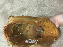 Tom Glavine Braves Mets signed game used Mizuno baseball glove autograph PSA