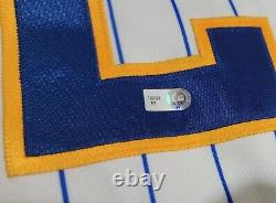 Tony Gywnn Jr Milwaukee Brewers SIGNED Game Used Worn Jersey 2007 MLB Authentic
