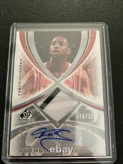 Tracy McGrady 2005 Sp Game Used Auto Jersey #56/100 2 Color