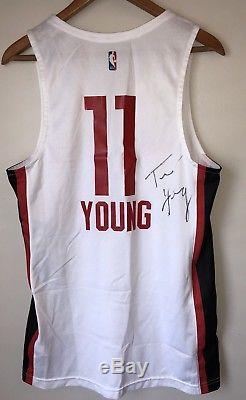 Trae Young Atlanta Hawks Signed Game Used Rookie Summer League Jersey (NBA/MGM)