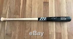 Trea Turner 2017 Nationals Game Used Baseball Bat. Signed with great use
