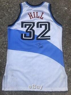 Tyrone Hill Cleveland Cavaliers Champion Game Used Worn Autograph Signed Jersey