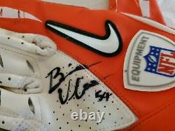 Ultimate Brian Urlacher Signed Package Game Used Glove and Auto NFL Football