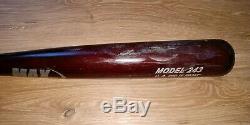 Victor Robles 2016 Game Used Bat Signed & Inscribed 2016 Game Used Onyx Cert