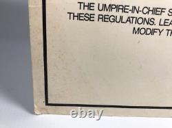 Vintage MLB NL Game Used 1989 Locker Room Dressing Room Policy Notice Sign