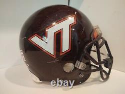 Virginia Tech Hokies Game Used ACC Helmet #25 Martin Scales signed by L. Thomas
