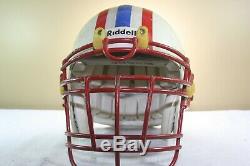 Vtg 1992 HOUSTON OILERS Team Signed Game Used Worn Riddell AF2 Football Helmet